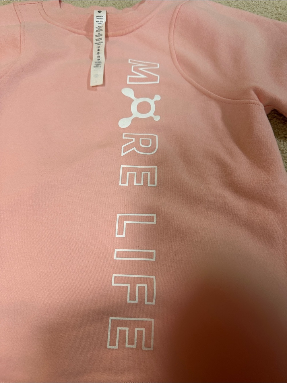 NWT Lululemon Orangetheory Loungeful Crewneck Pullover Size 2 - Picture 4 of 5